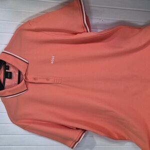 Hugo Boss Classic Paddry Pro Luxury Polo Orange/Peach XXL